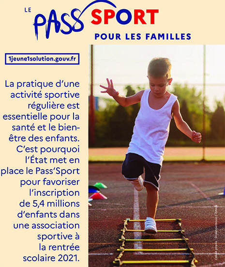 LE PASS SPORT POUR LES FAMILLES