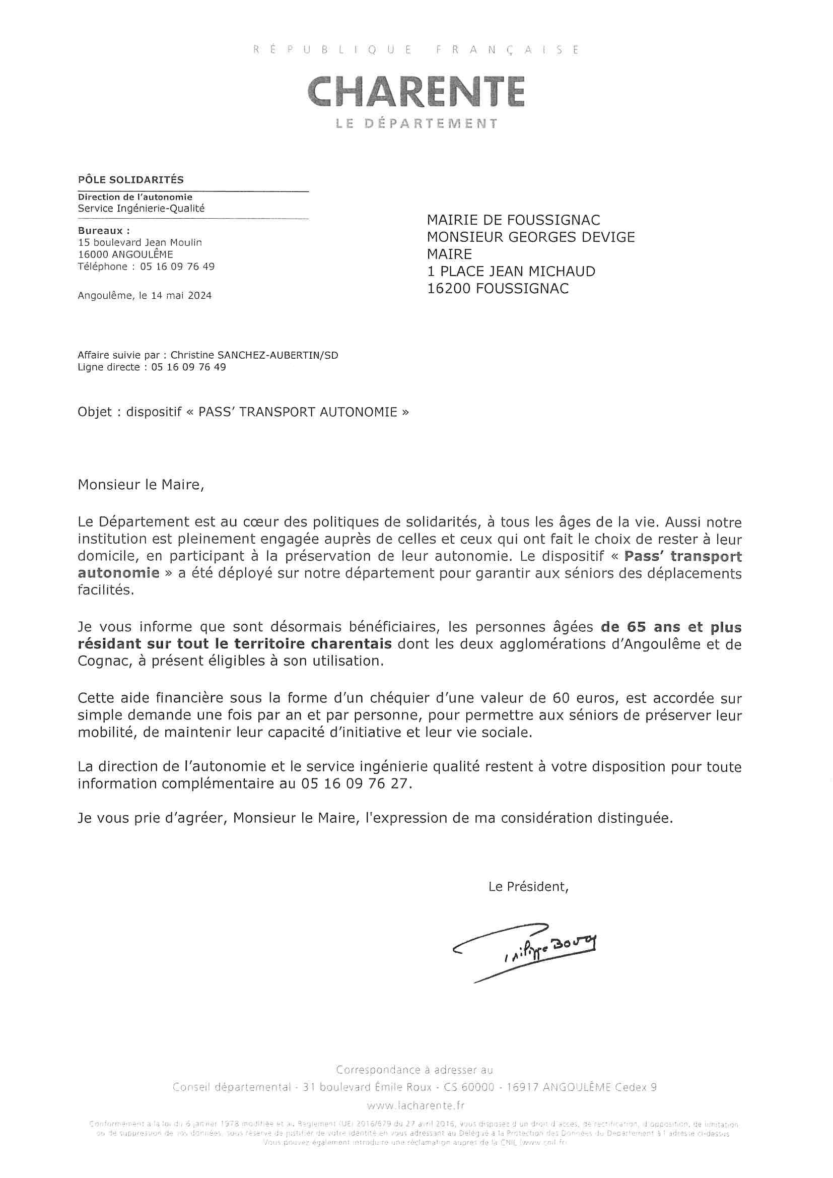 PASS TRANSPORT AUTONOMIE