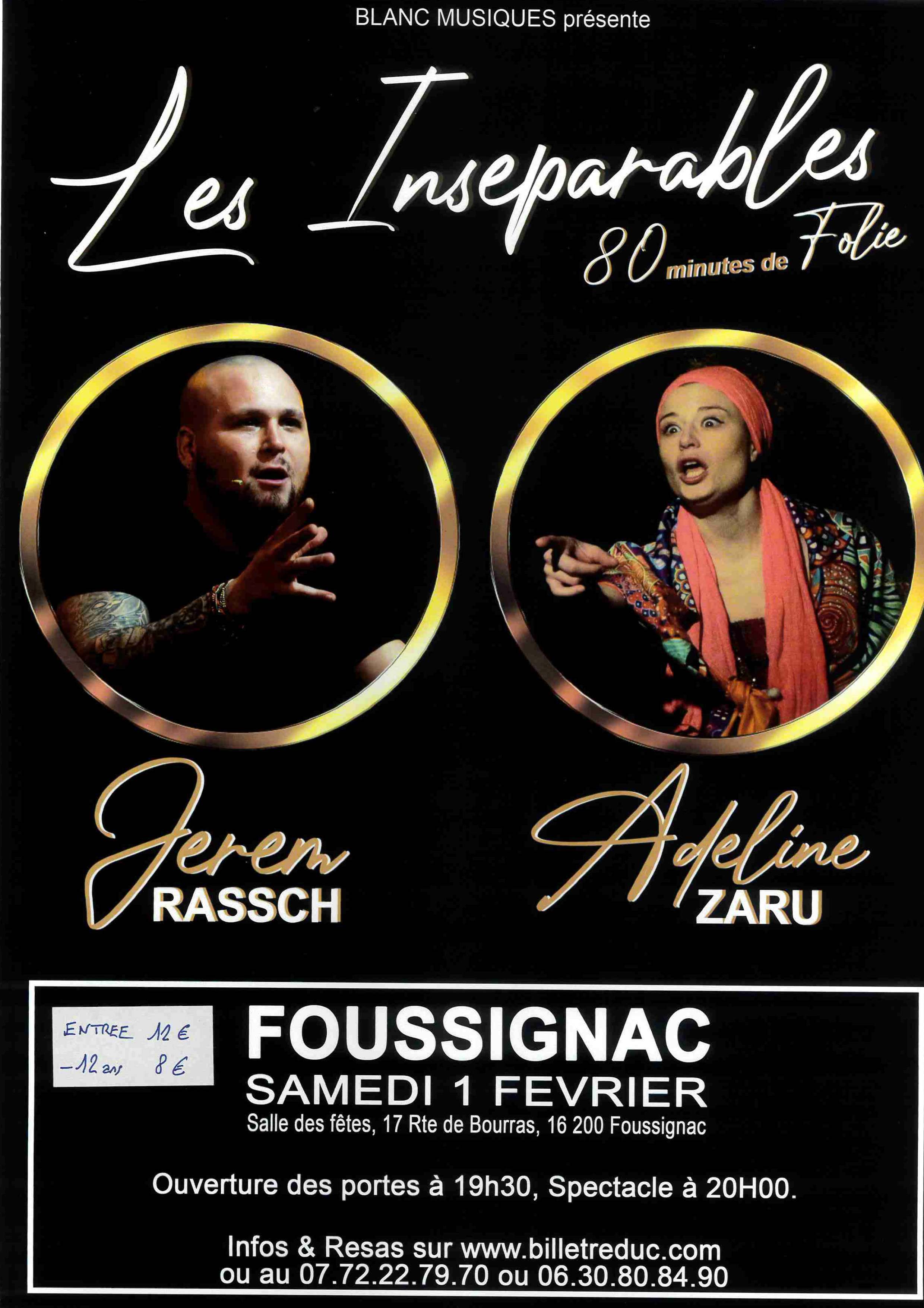 SPECTACLE LES INSEPARABLES