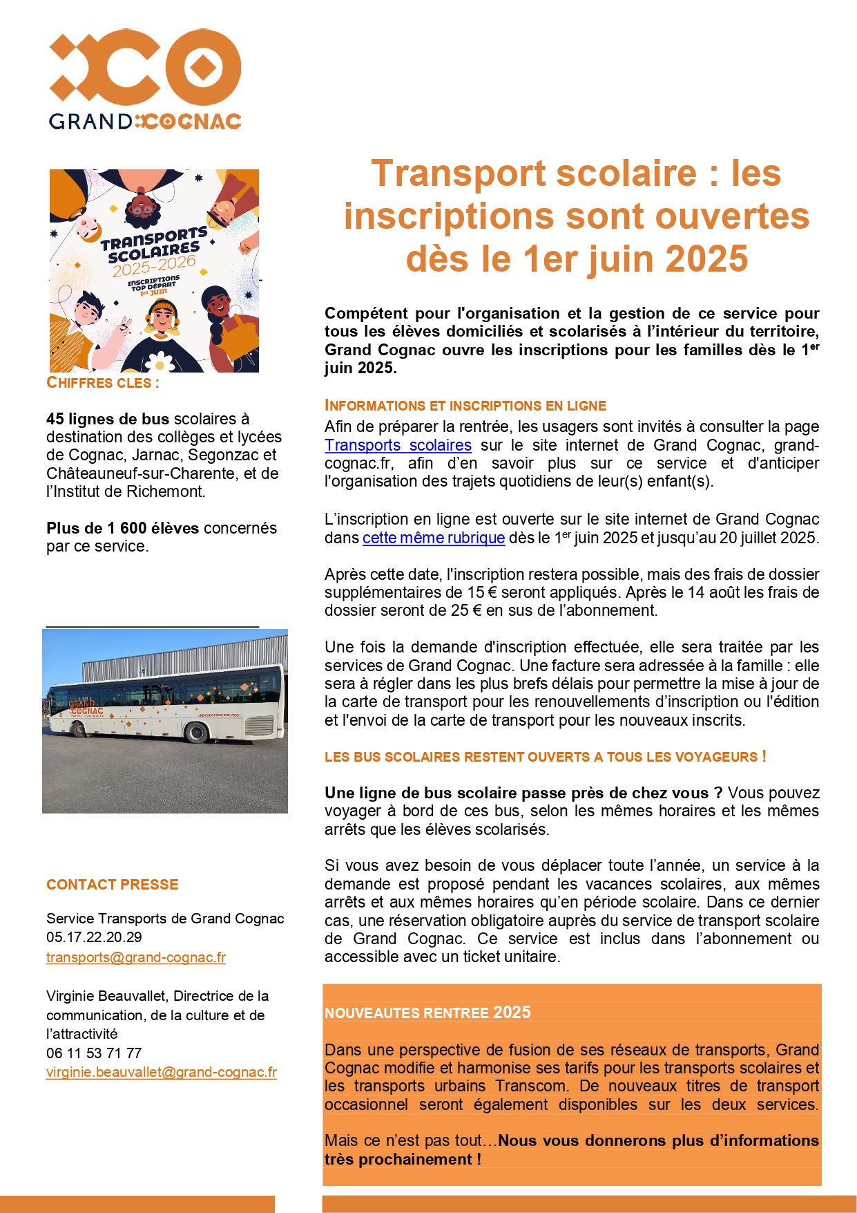 TRANSPORTS SCOLAIRES