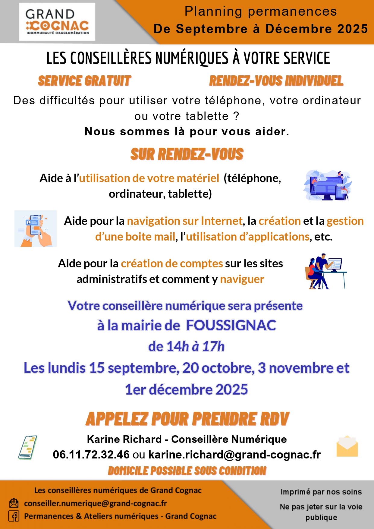 CONSEILLERES NUMERIQUES 3EME TRIMESTRE 2025