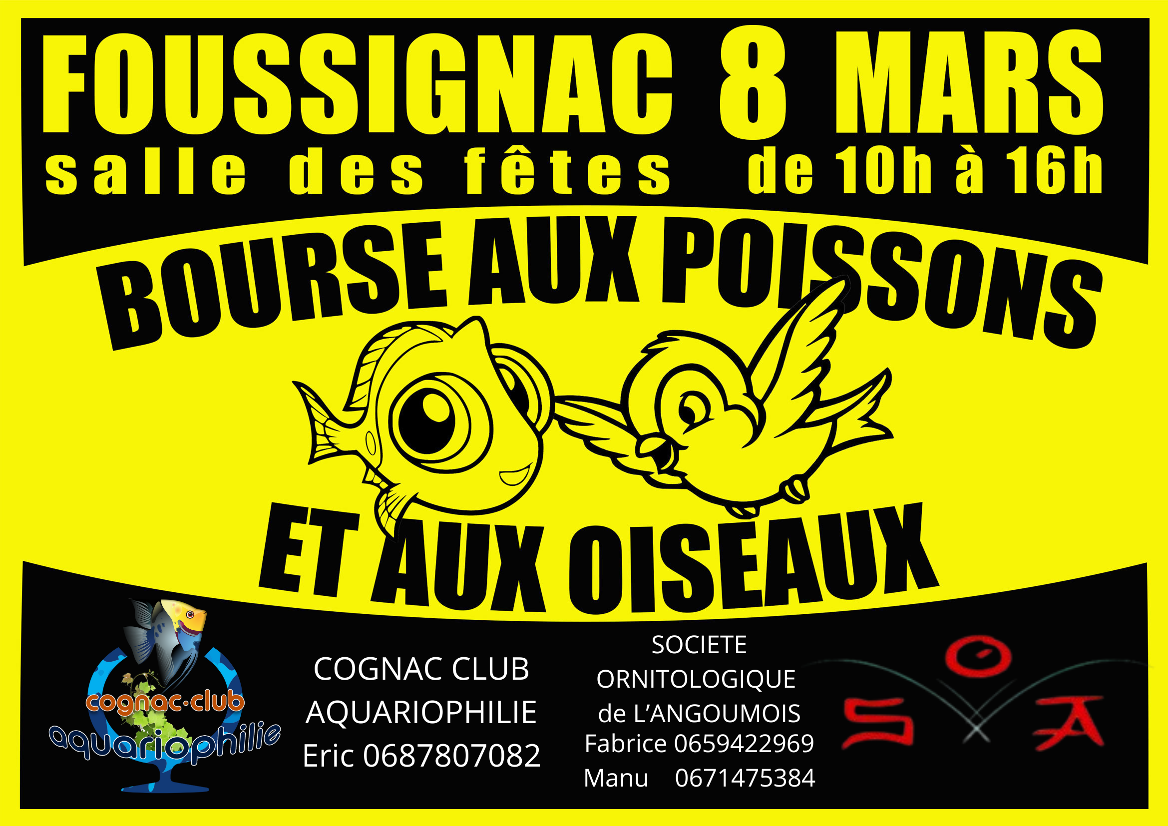 BOURSE AUX POISSONS ET AUX OISEAUX FOUSSIGNAC