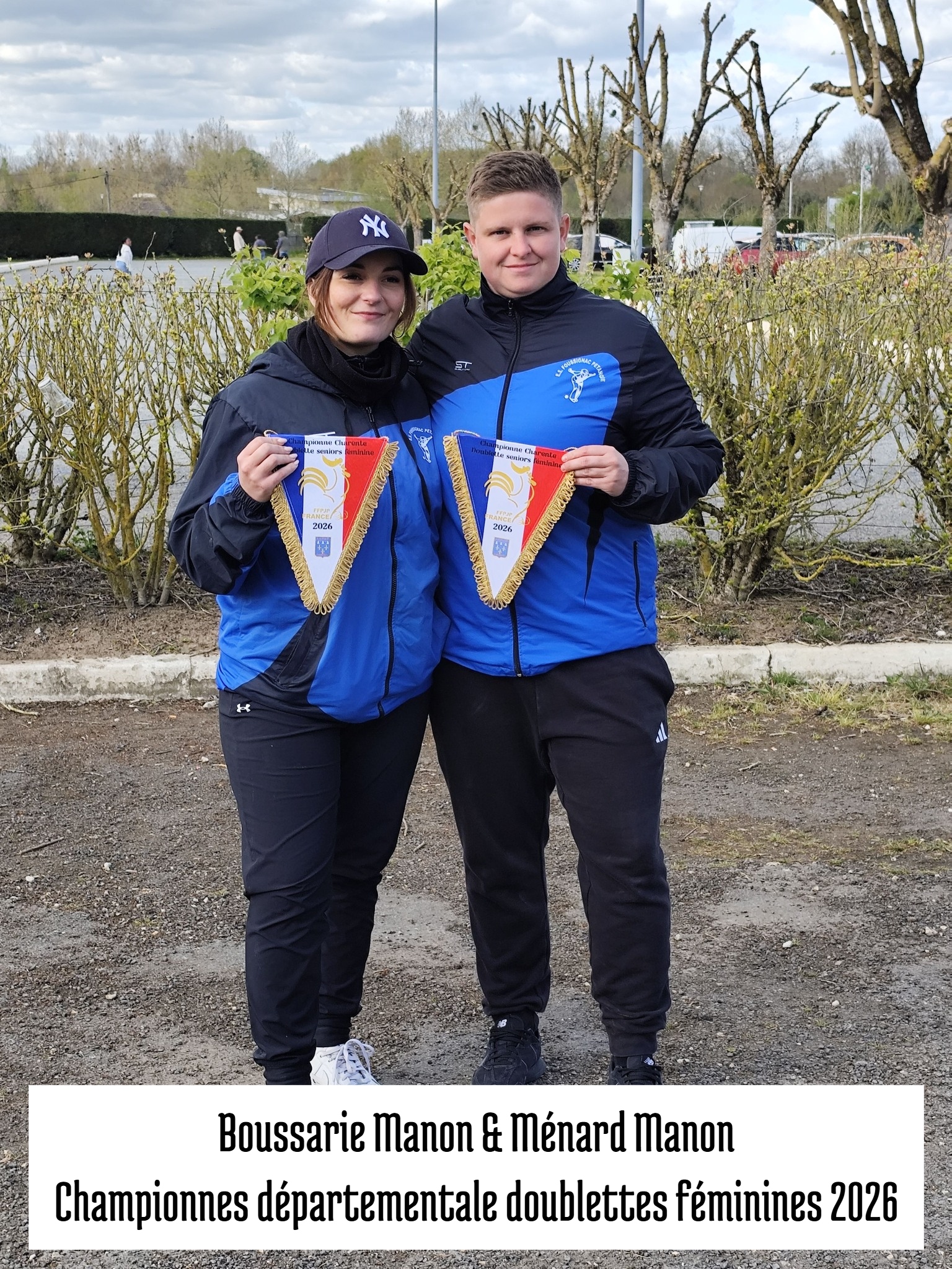  championnes départementale doublettes féminines 2026