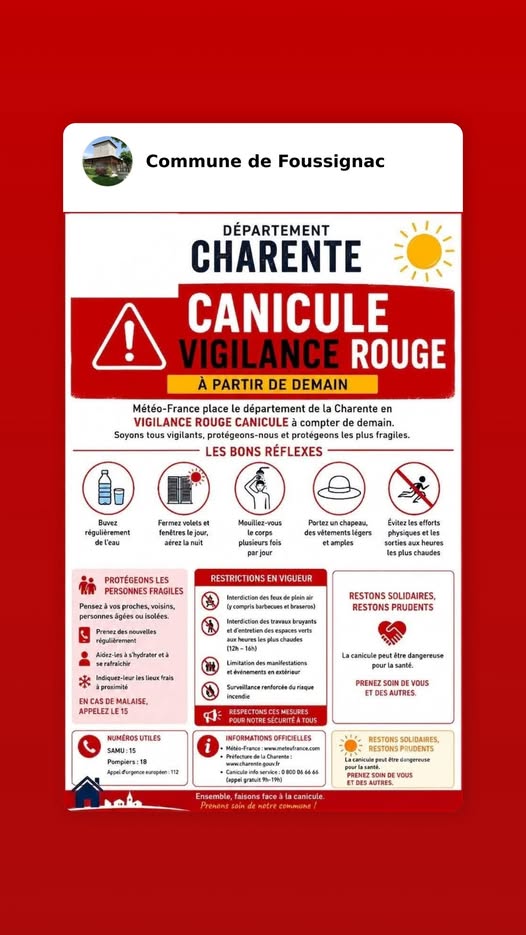 ALERTE CANICULE