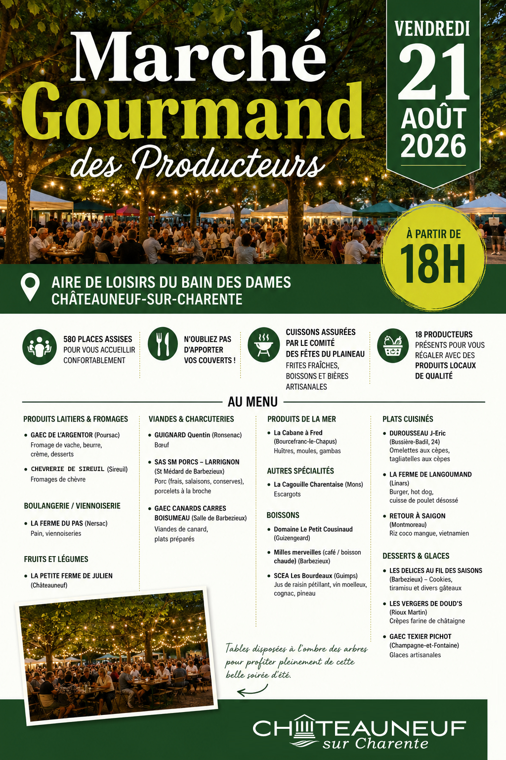 MARCHE GOURMAND CHATEAUNEUF